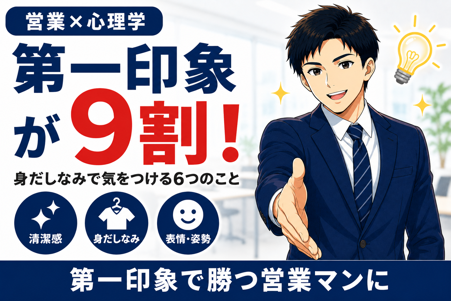 営業は第一印象が9割