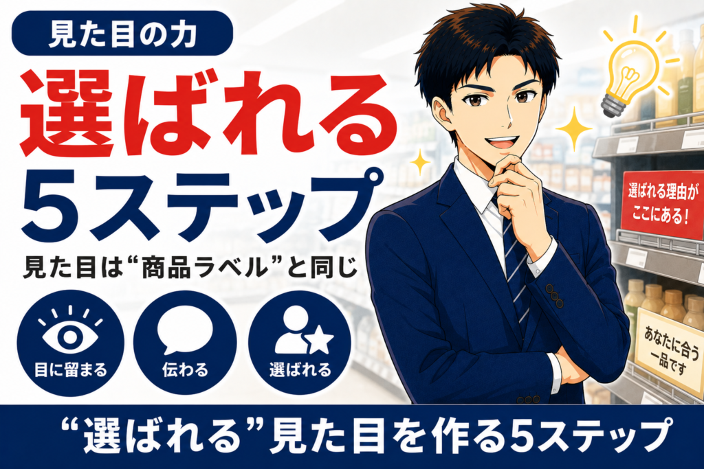 選ばれる見た目を作る5ステップ