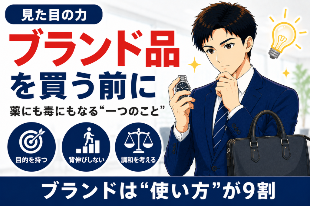 ブランド品を買う前に考えること