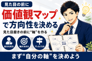 人生の価値観マップで方向性を決める