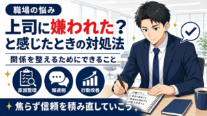 上司に嫌われたと感じたときの対処法サムネイル
