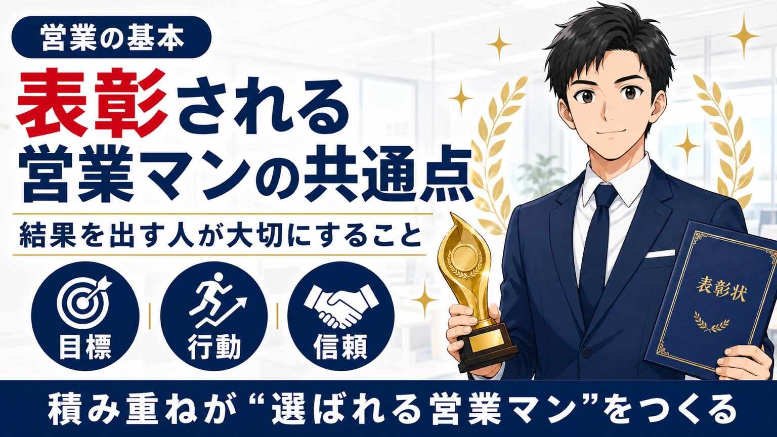 表彰される営業マンの共通点サムネイル