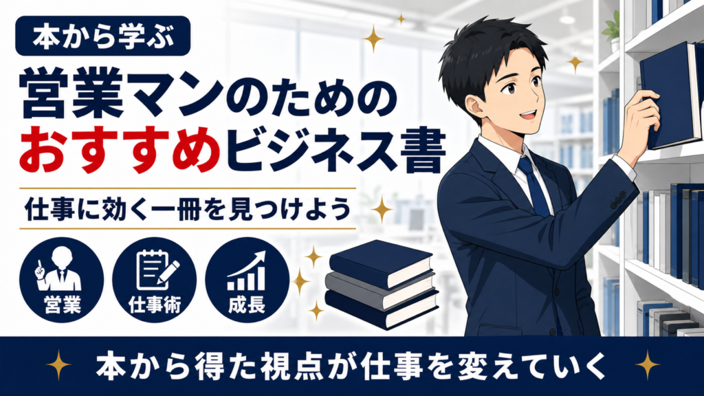 営業マンのためのおすすめビジネス書サムネイル