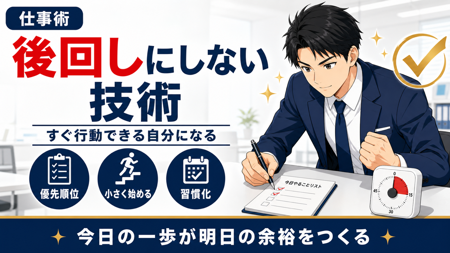 後回しにしない技術サムネイル