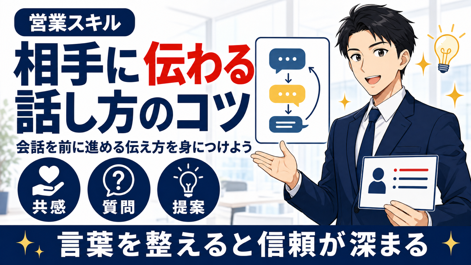 相手に伝わる話し方のコツサムネイル